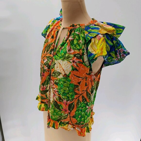 FARM RIO CAIPIRINHA Top in tropical design size M - Picture 13 of 16